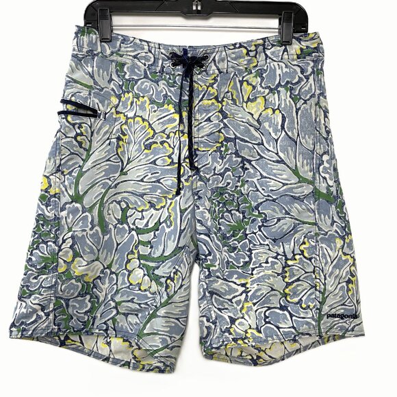 Patagonia Botanical Print Board Shorts Men's 31 - Picture 1 of 13